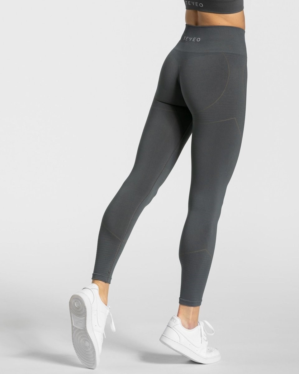 TEVEO True Leggings Grise Foncé | 67408NKYE