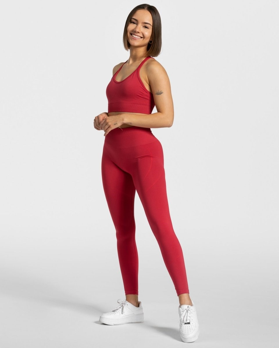 TEVEO True Leggings Rouge | 05893QUFI