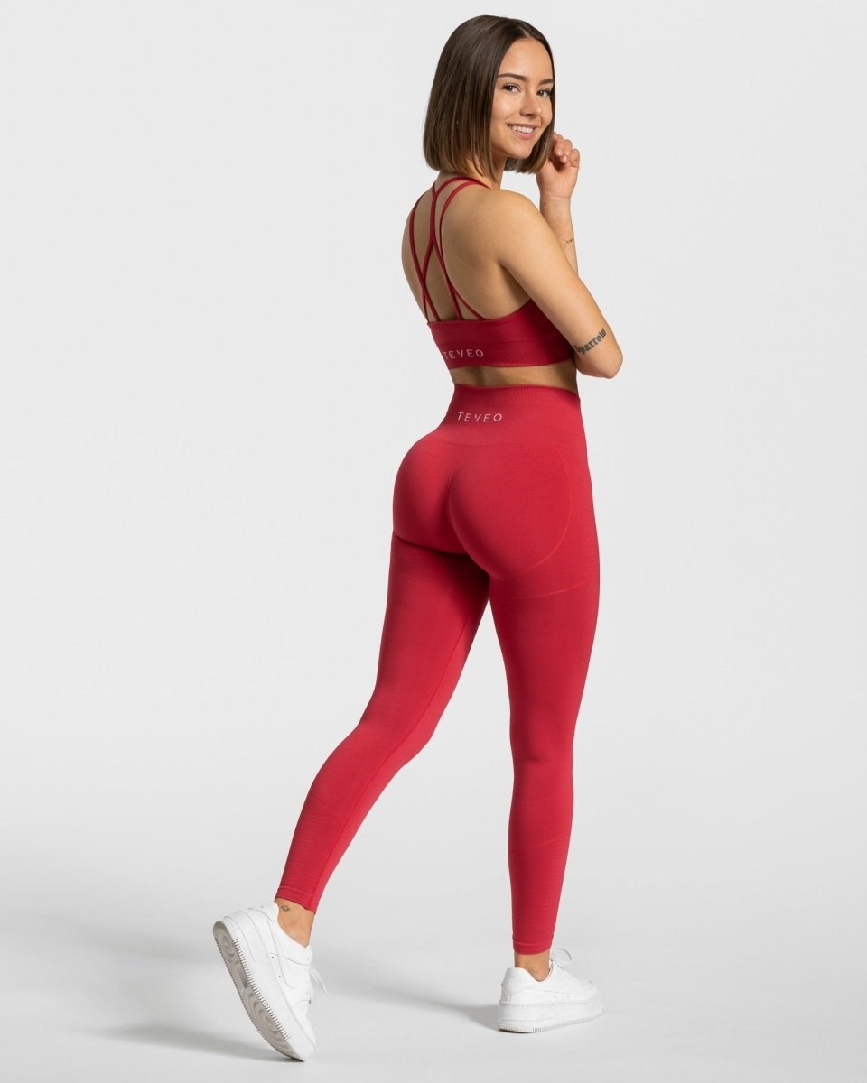 TEVEO True Leggings Rouge | 05893QUFI