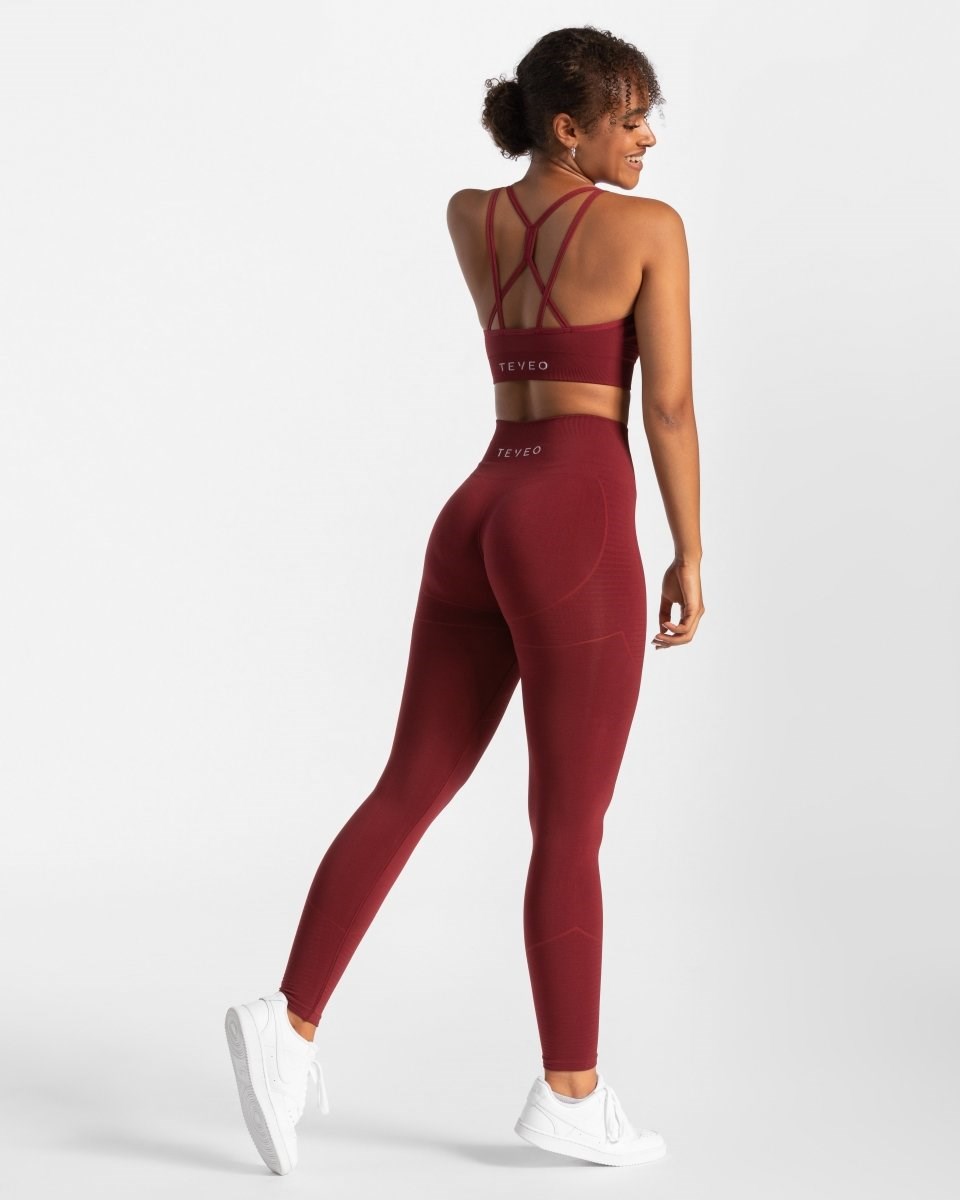 TEVEO True Leggings Rouge | 18307JBTI