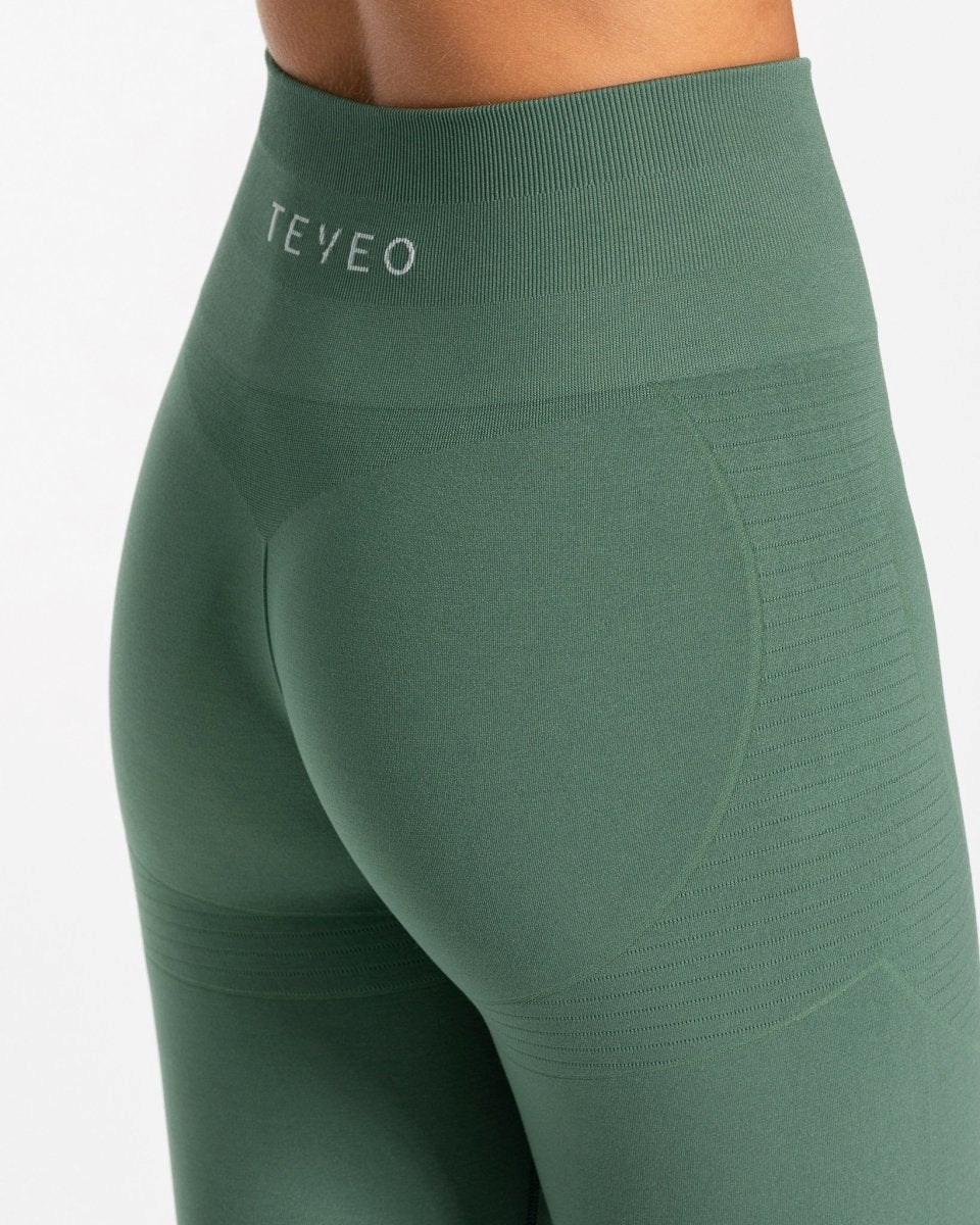 TEVEO True Leggings Vert Foncé | 25790JRWM