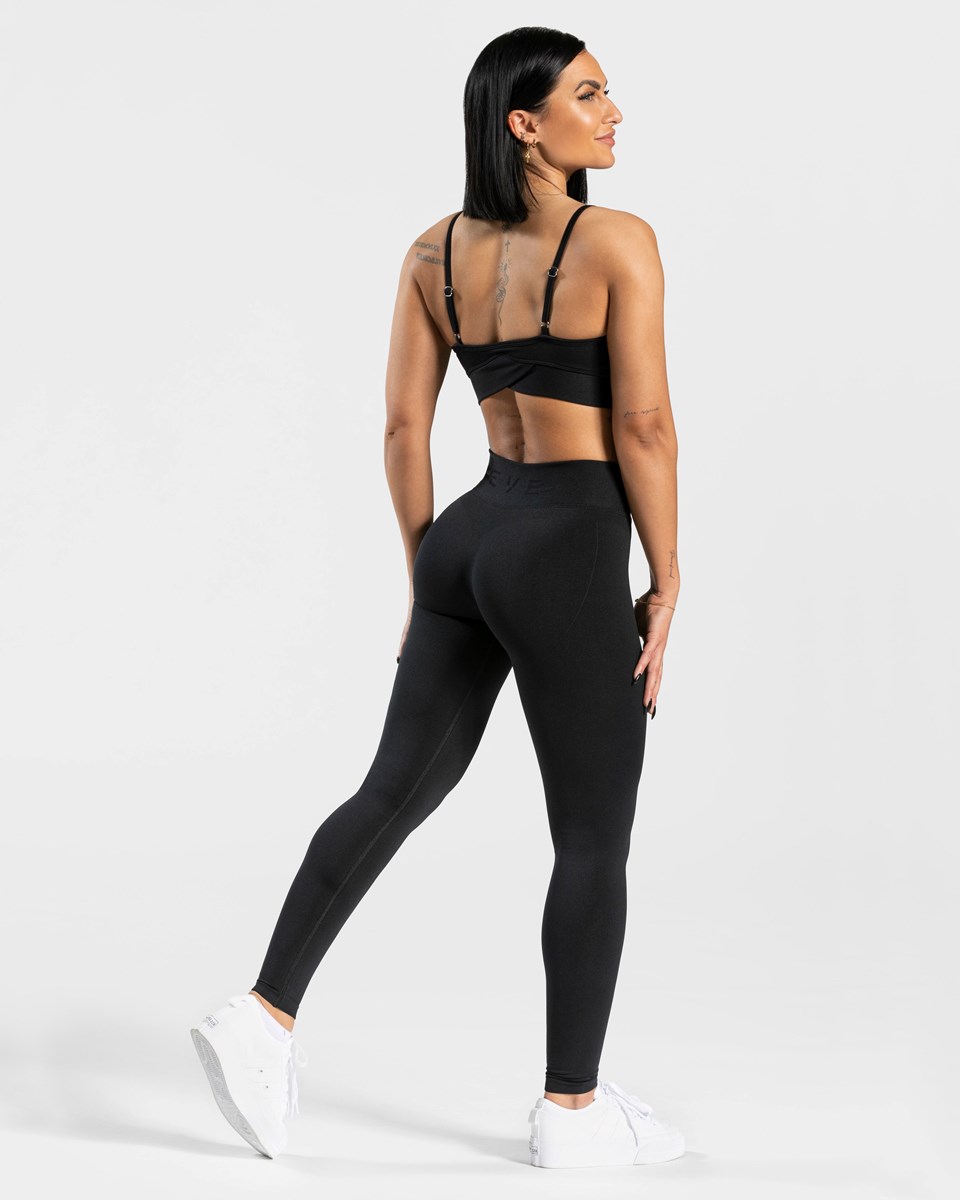 TEVEO V-Shape Leggings Noir | 50263UNLH