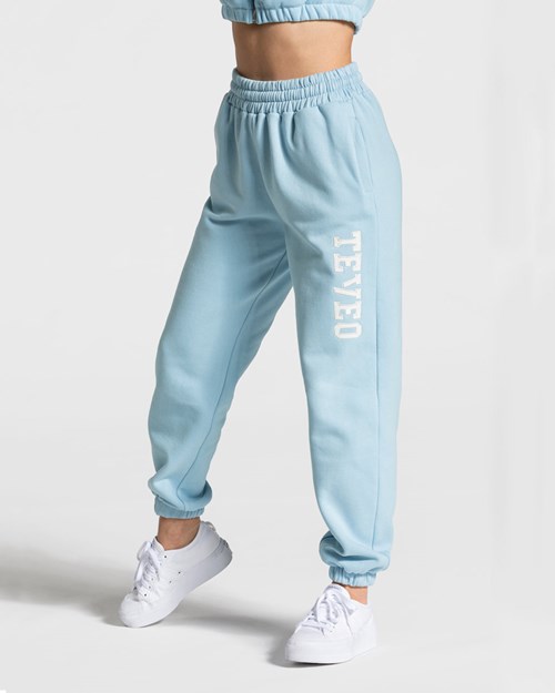 TEVEO College Oversized Jogger Bleu | 97584YEOC