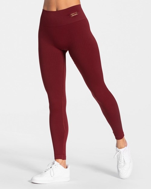 TEVEO Golden Leggings Bordeaux | 69210RKCW