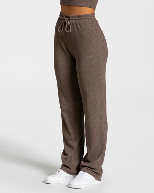 TEVEO Lounge Pants Marron Foncé | 25076BCRO