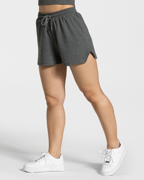 TEVEO Lounge Shorts Grise Foncé | 51783NFXM