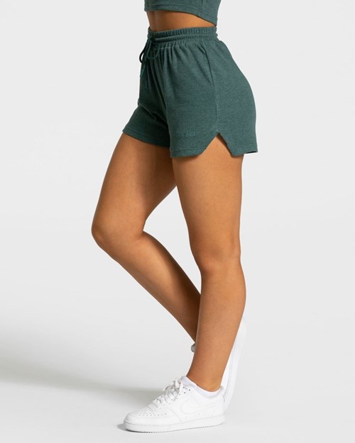 TEVEO Lounge Shorts Vert Foncé | 74059XFTC