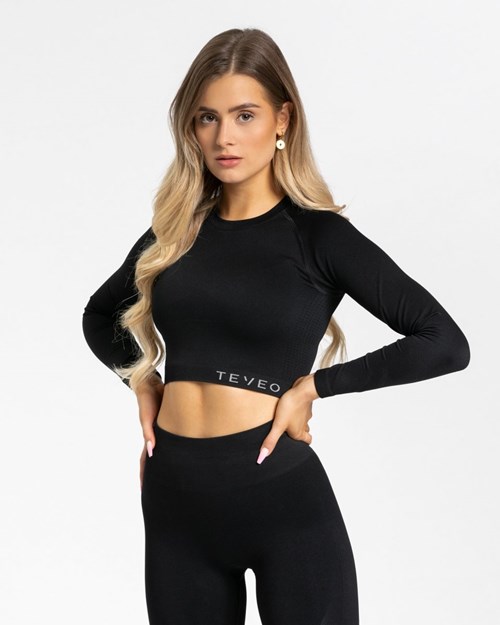 TEVEO Power Longsleeve Noir | 79564GNVS