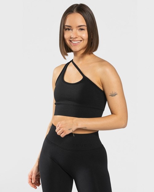 TEVEO Sassy One Shoulder Bh Noir | 52637IMNJ