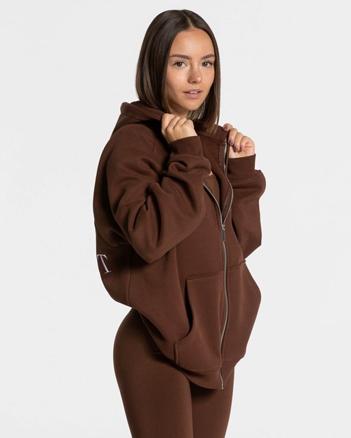 TEVEO Statement Oversized Jackets Kaffee | 69752VEPH