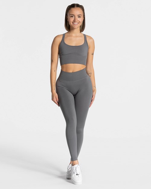 TEVEO Statement Scrunch Leggings Graphit | 89647HNZV