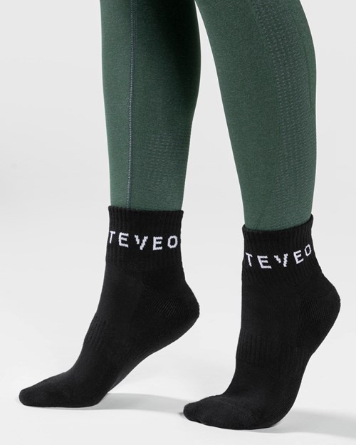 TEVEO TEVEO Ankle Socken (2er) Noir | 39267FWXG