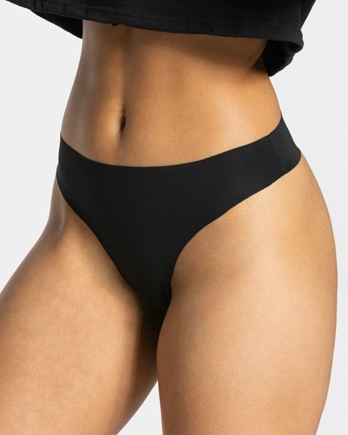 TEVEO TEVEO Seamless Tanga (2er) Noir | 80532GHIW